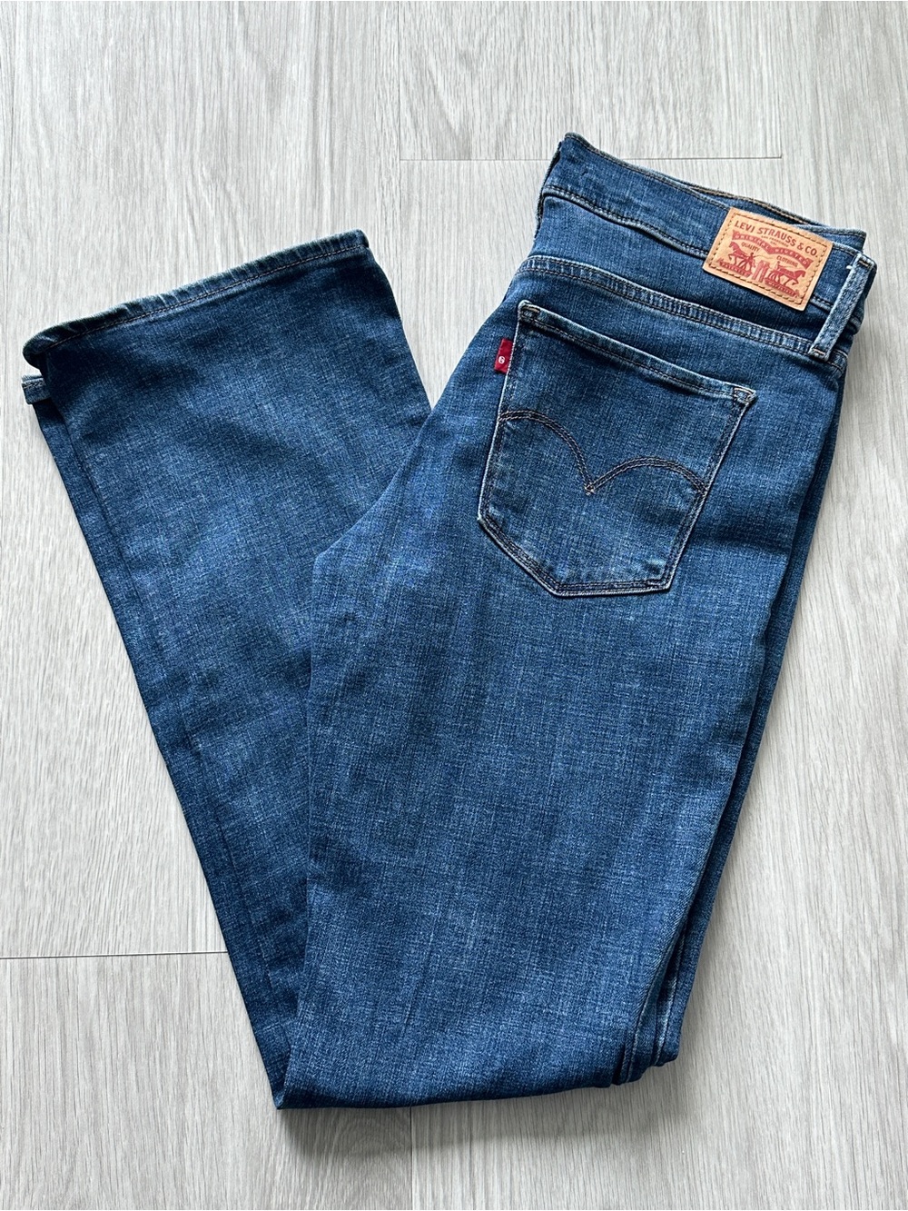Levi's Dark Blue Slim Straight Jeans